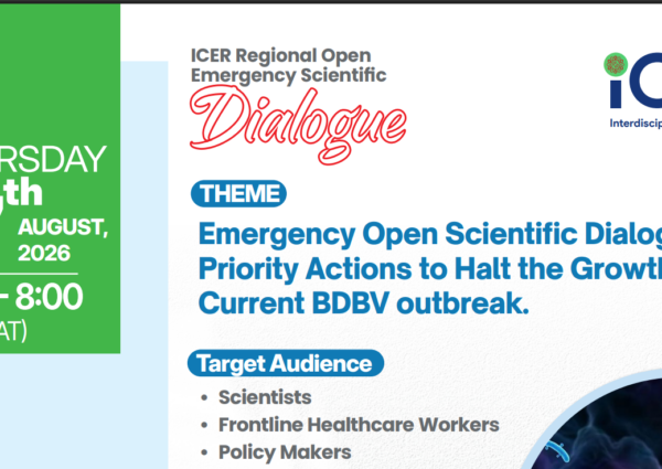 ICER Regional Open Emergency Scientific Dialogue