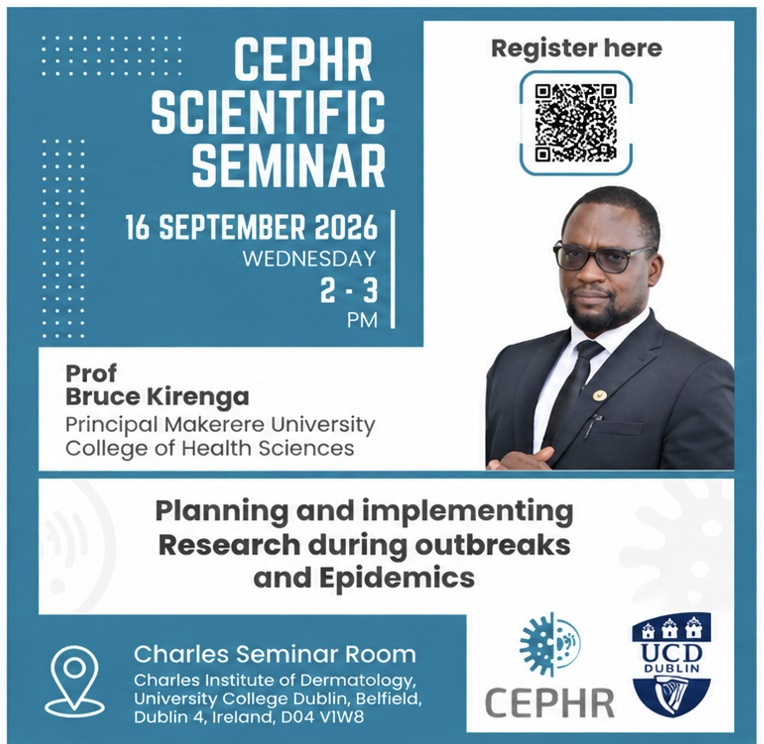 CEPHR Scientific Seminar announcement, 16 September 2026